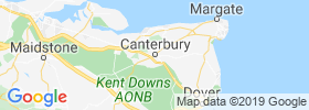 Canterbury map